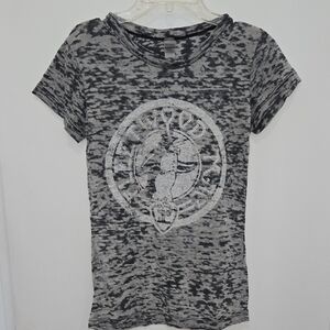 Fleetwood Mac Burnout  Women's Short Sleeve Band Tee Size M